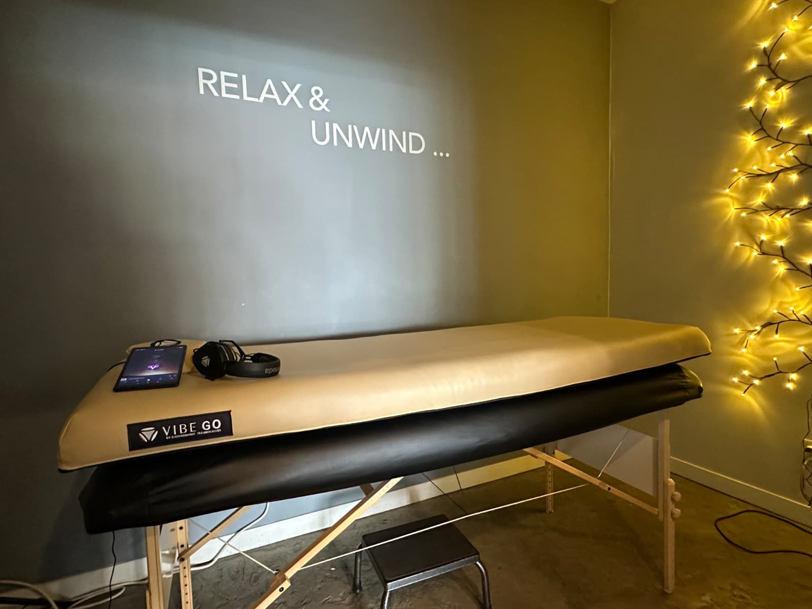 The VIBE GO Vibroacoustic Sound Bed by Bioharmonic Technologies