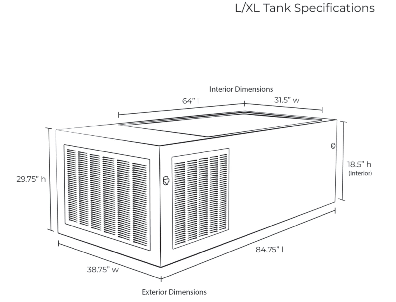 Chilly Dreams XL - Extra Large Cold Plunge - RejuvenTech