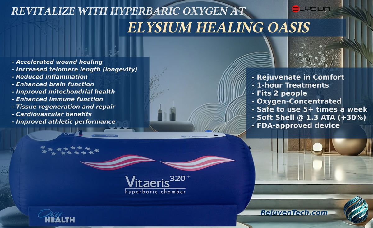 OxyHealth Vitaeris 320 Hyperbaric Oxygen Chamber - RejuvenTech