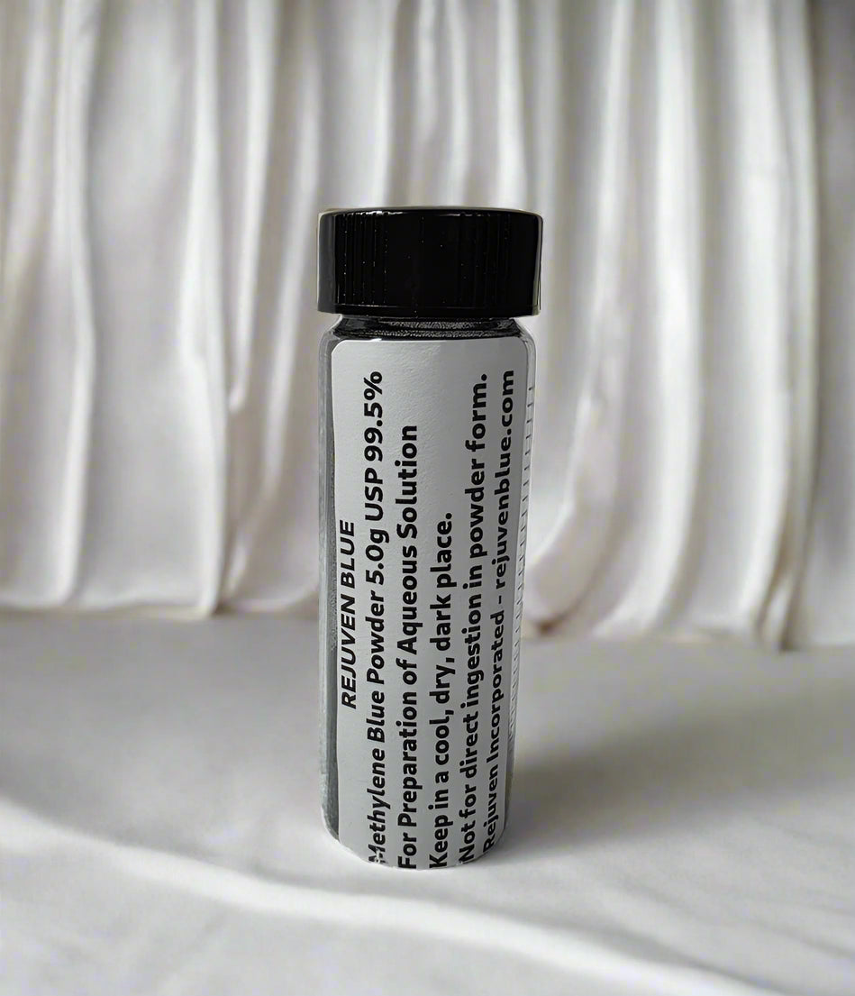Rejuven Blue - Pharmaceutical-grade Methylene Blue Powder 5g - RejuvenTech