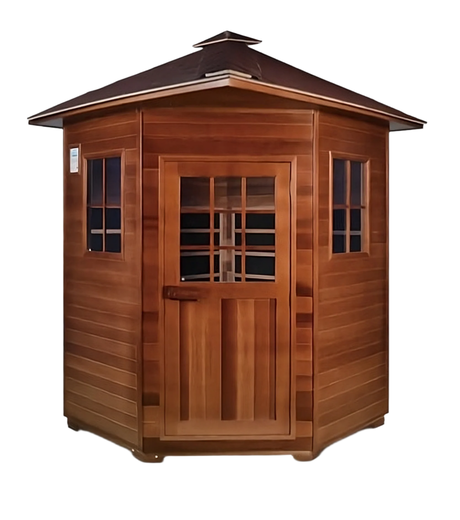 Hemlock Hut 2740 Far Infrared Outdoor Sauna Room - RejuvenTech