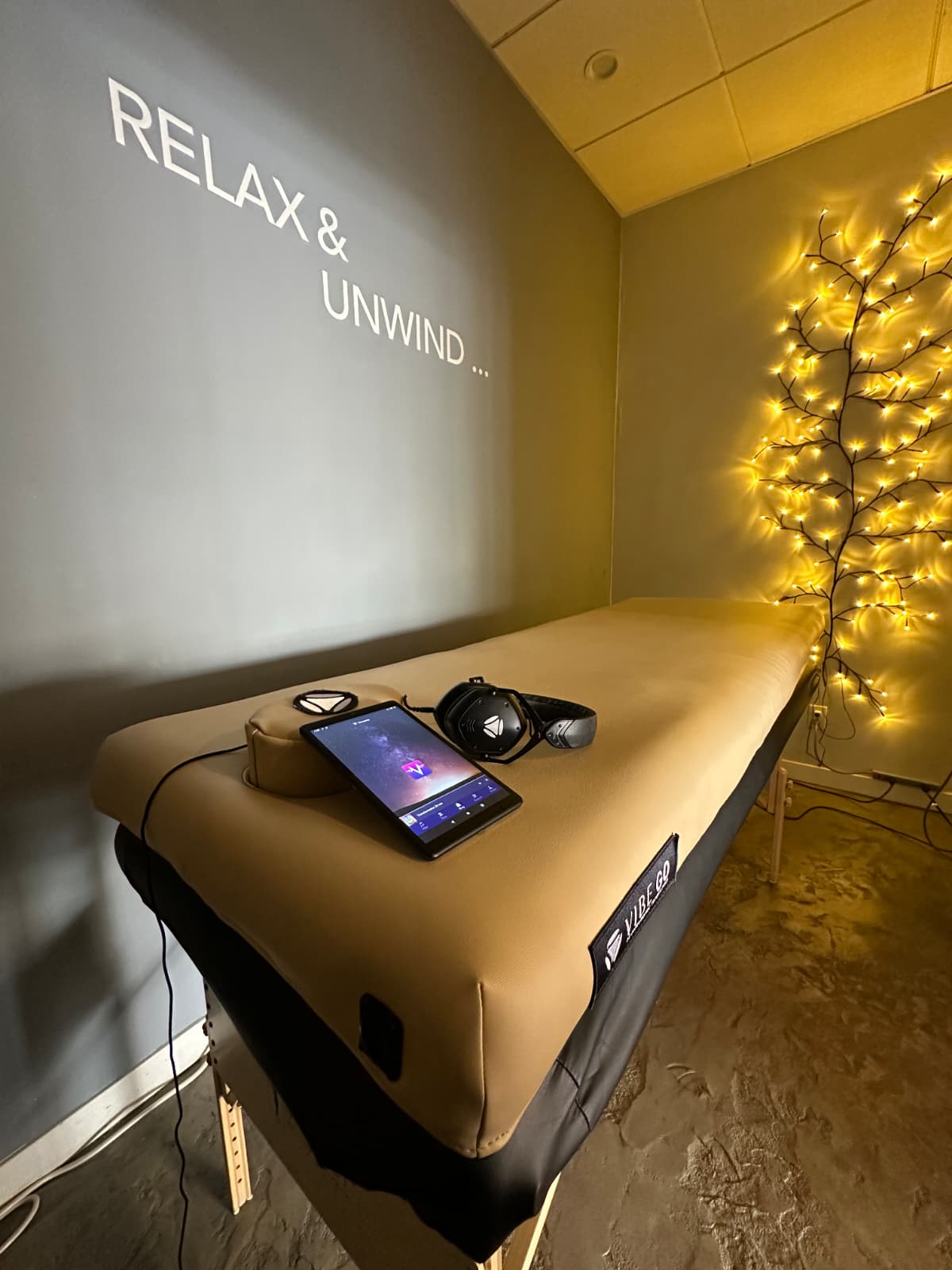 The VIBE GO Vibroacoustic Sound Bed by Bioharmonic Technologies