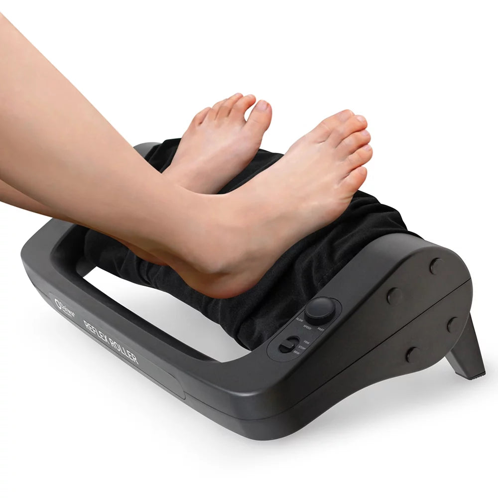 Electric Foot Massager Calf Roller Reflexology Shiatsu Acupressure Massage  Reflex Roller